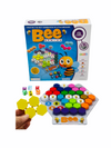 Bee genius Puzzle game with hand holding a puzzle piece