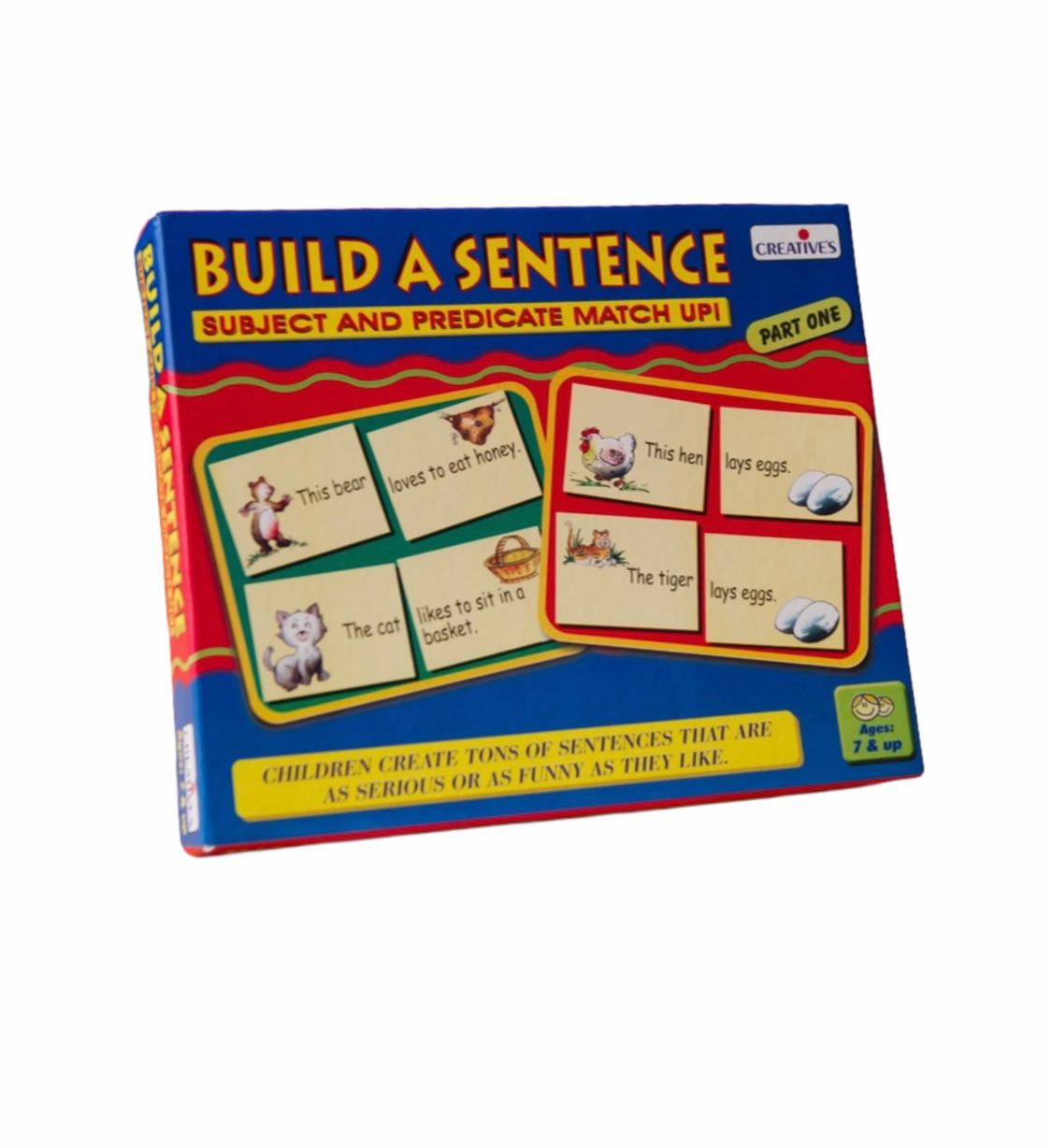 Build a Sentence - Part 1 packaging box on white background