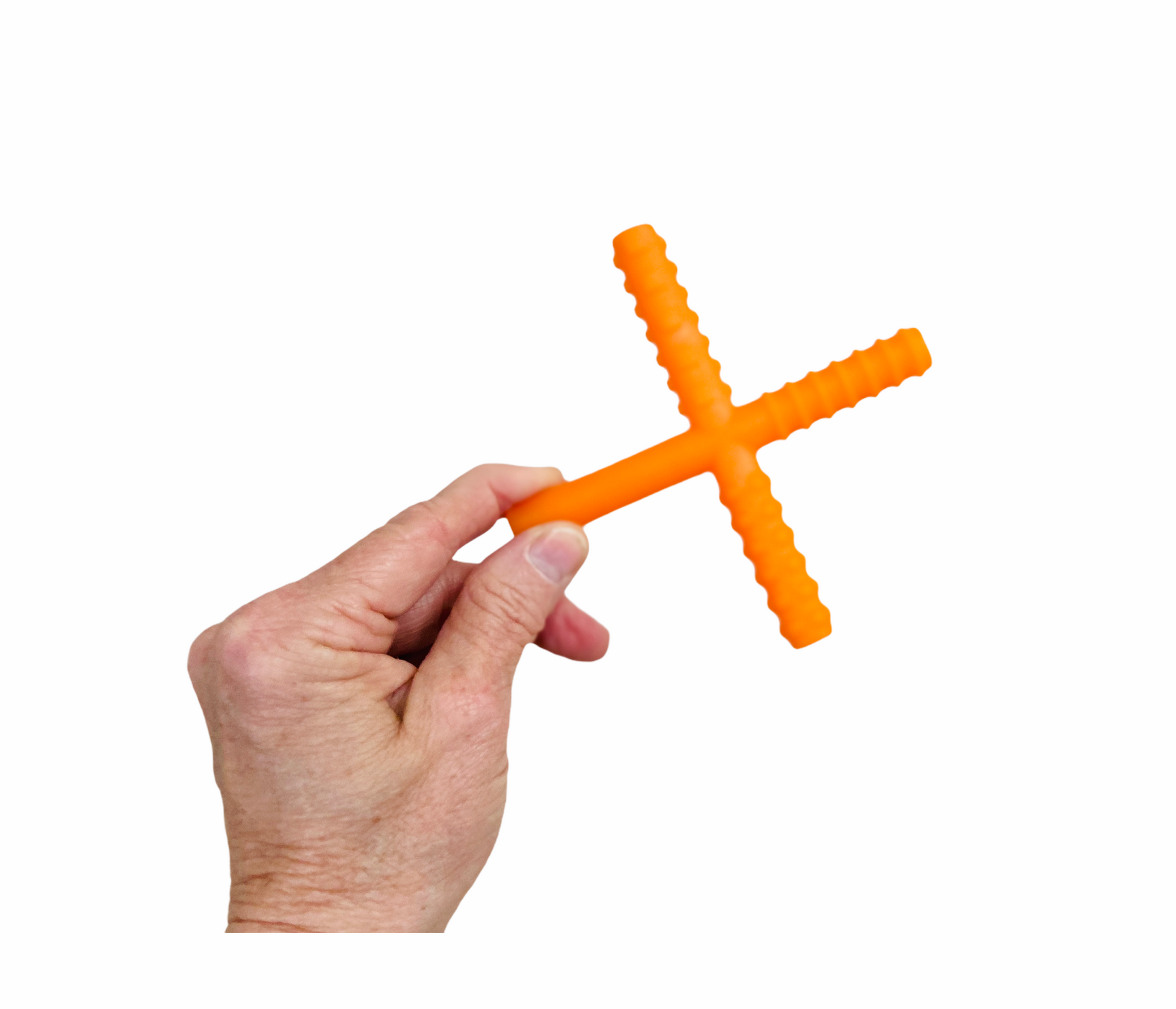 the orange Chew Stixx Original on a white background