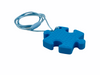 Chewy Charms Necklace Chews - Blue/Puzzle