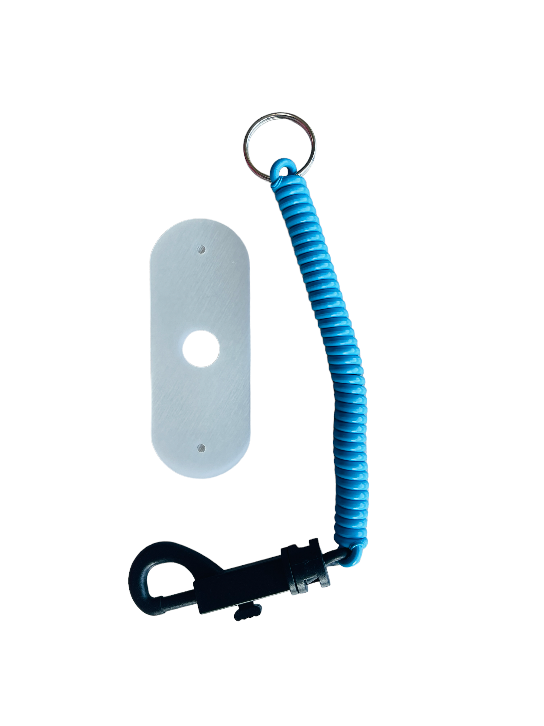 Chubuddy Springz Chew Holder - blue with black clip