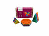 Connetix Tiles Rainbow Geometry - 30 pieces displayed in front of box