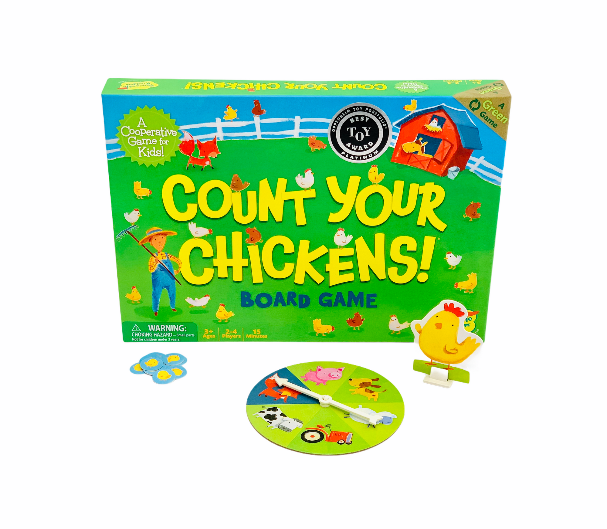Peaceable Kingdom Count Your Chickens board game