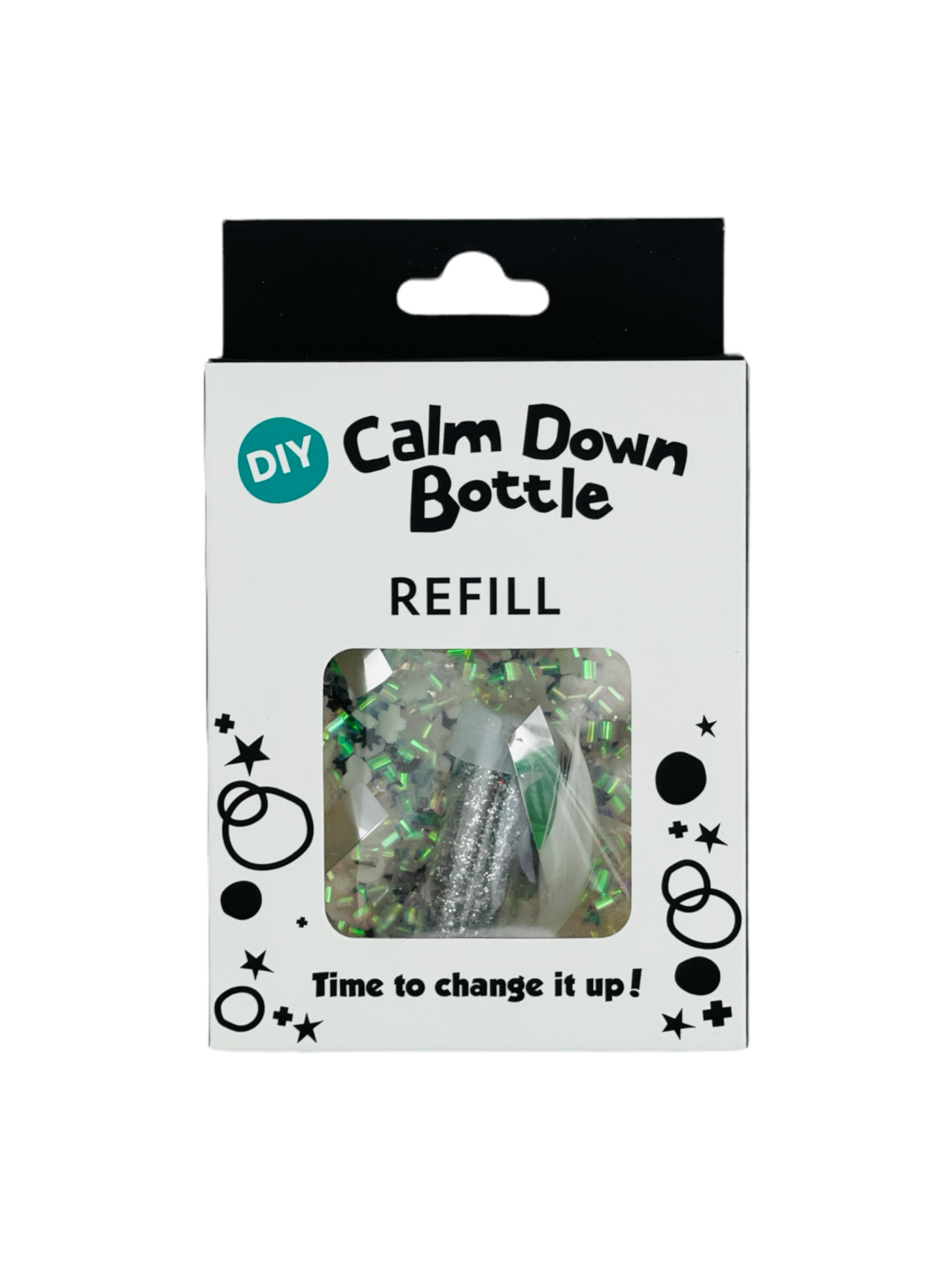 the glow in the dark DIY Calm Down Bottle - Refill