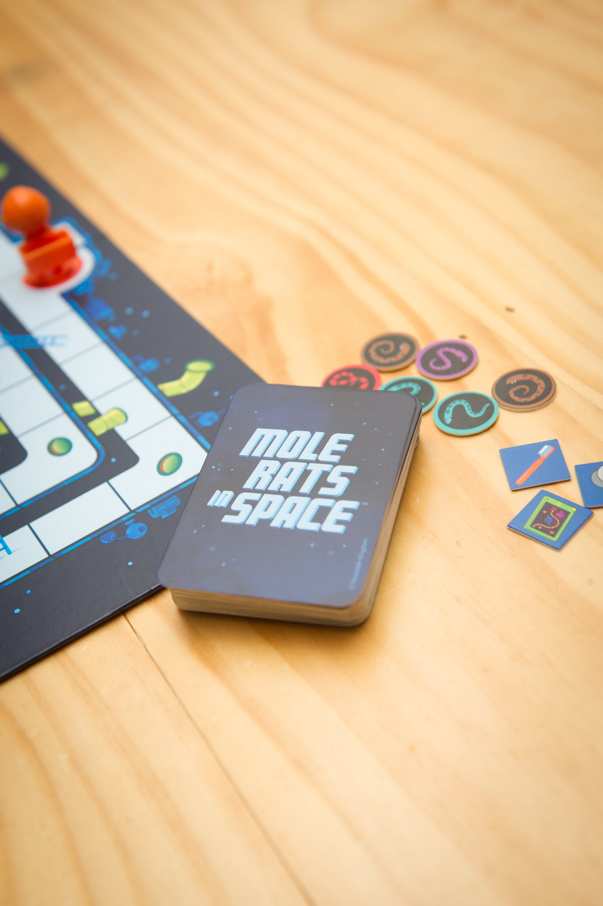 the cards from the Peaceable Kingdom Space Escape