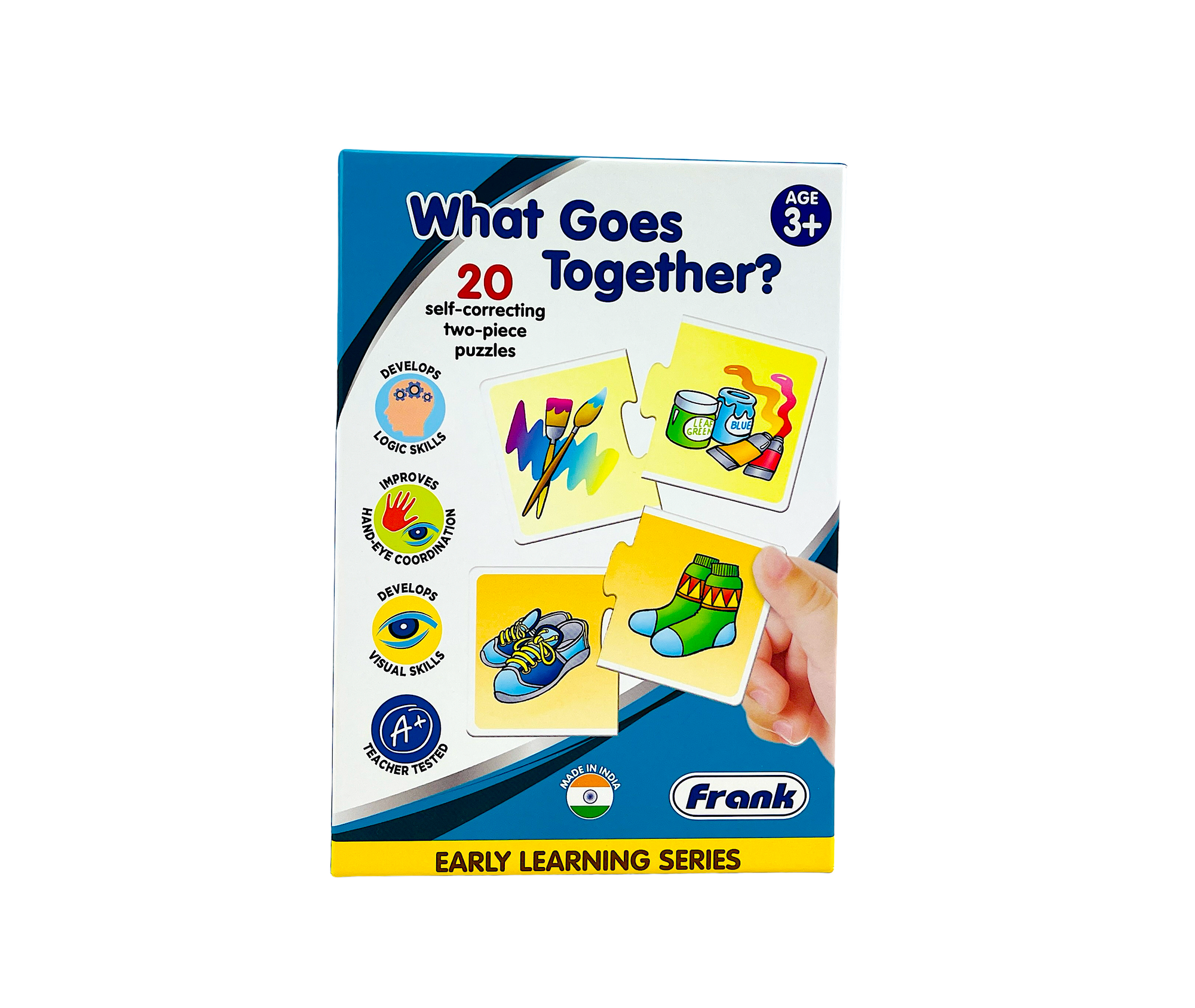 the Frank Early Learning Series - What Goes Together? box on a white background
