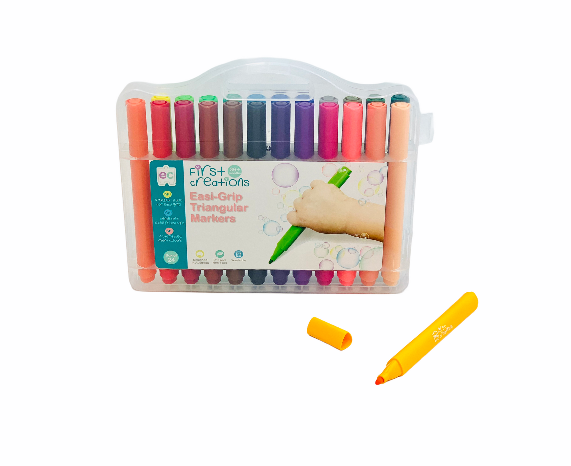Easi grip Triangular markers Pk 24