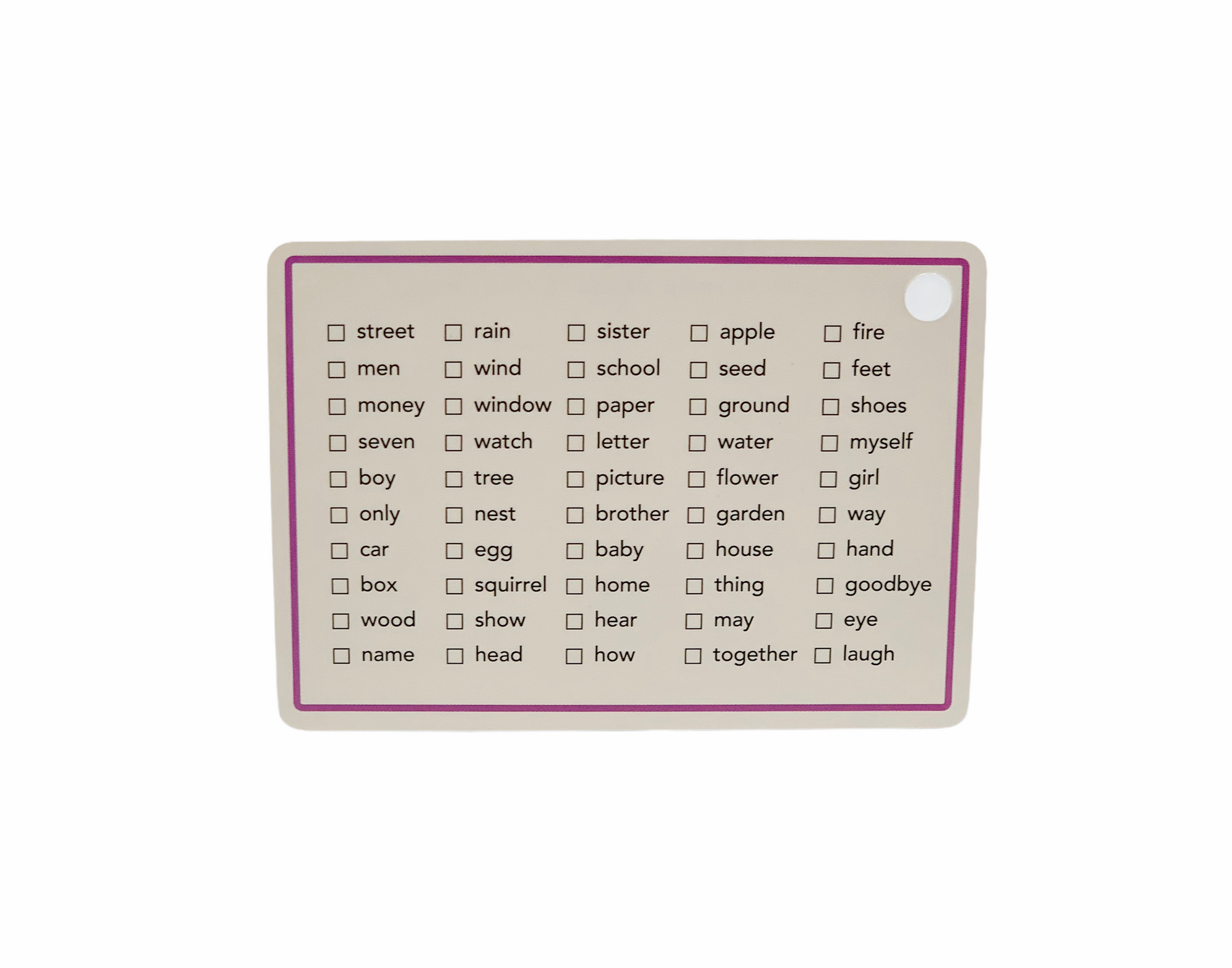 Eeboo Sight Words Level 3