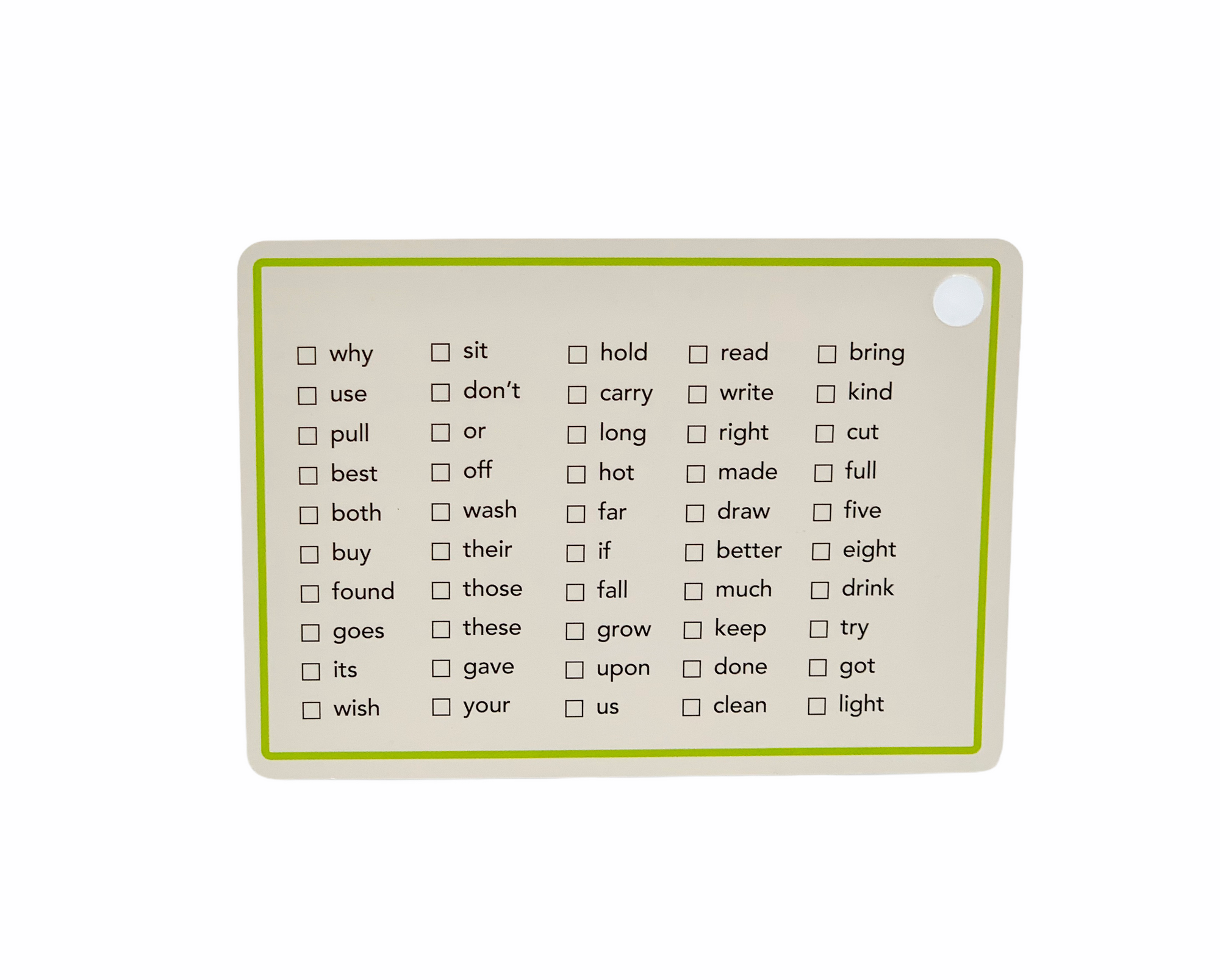 Eeboo Sight Words level 2