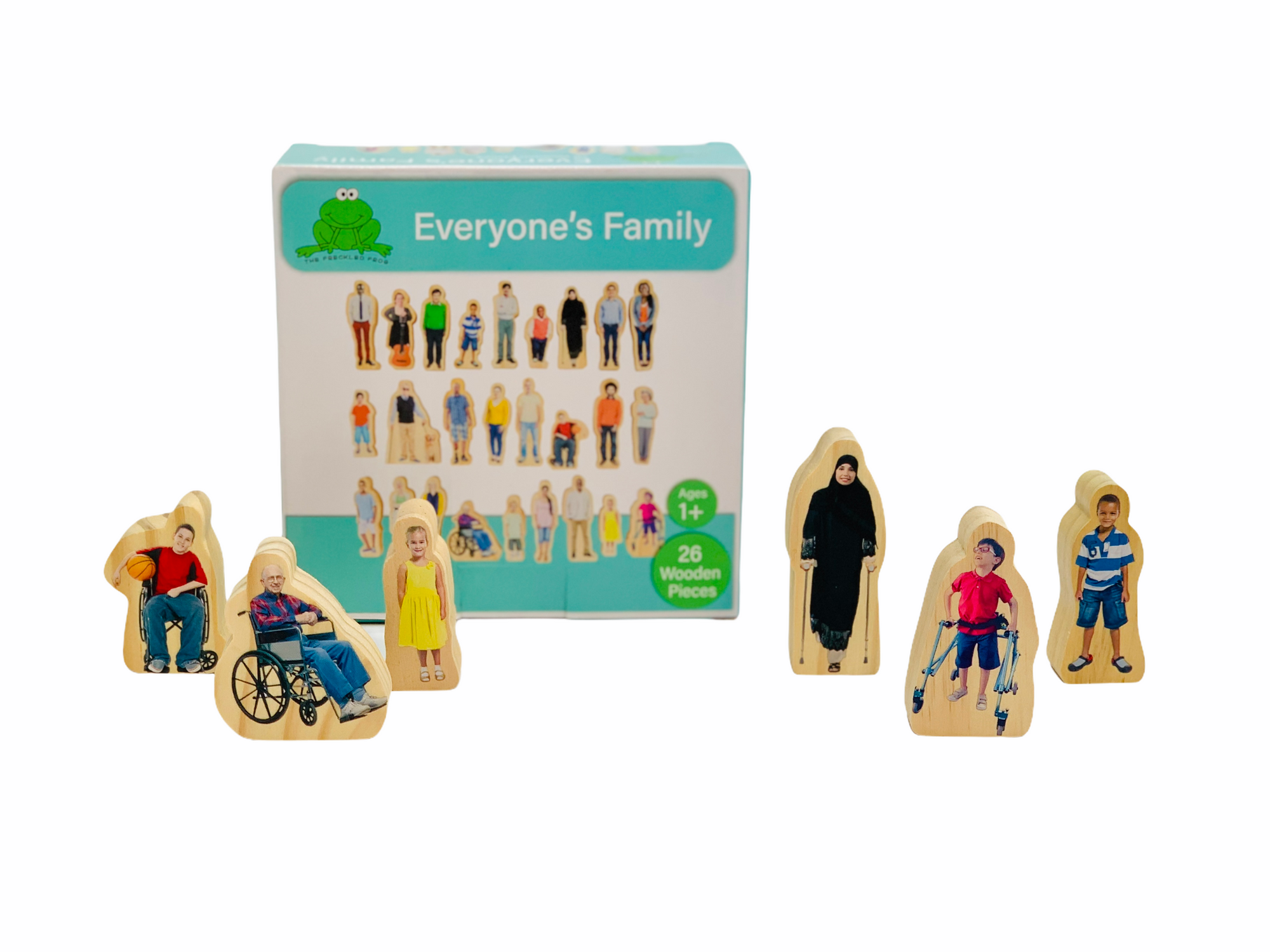 Everyone's Family Pk 26 wooden people