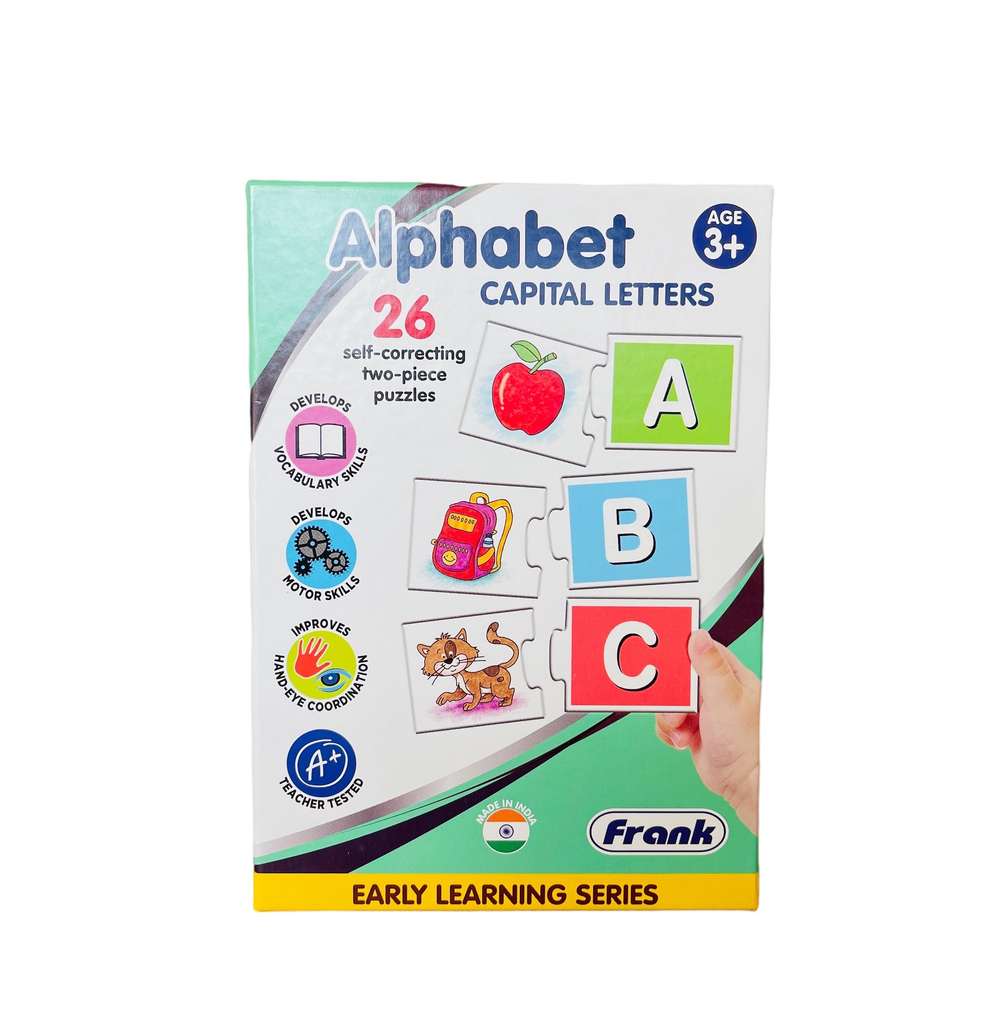 the uppercase Frank Early Learning Series - Alphabet Letter Matching Cards