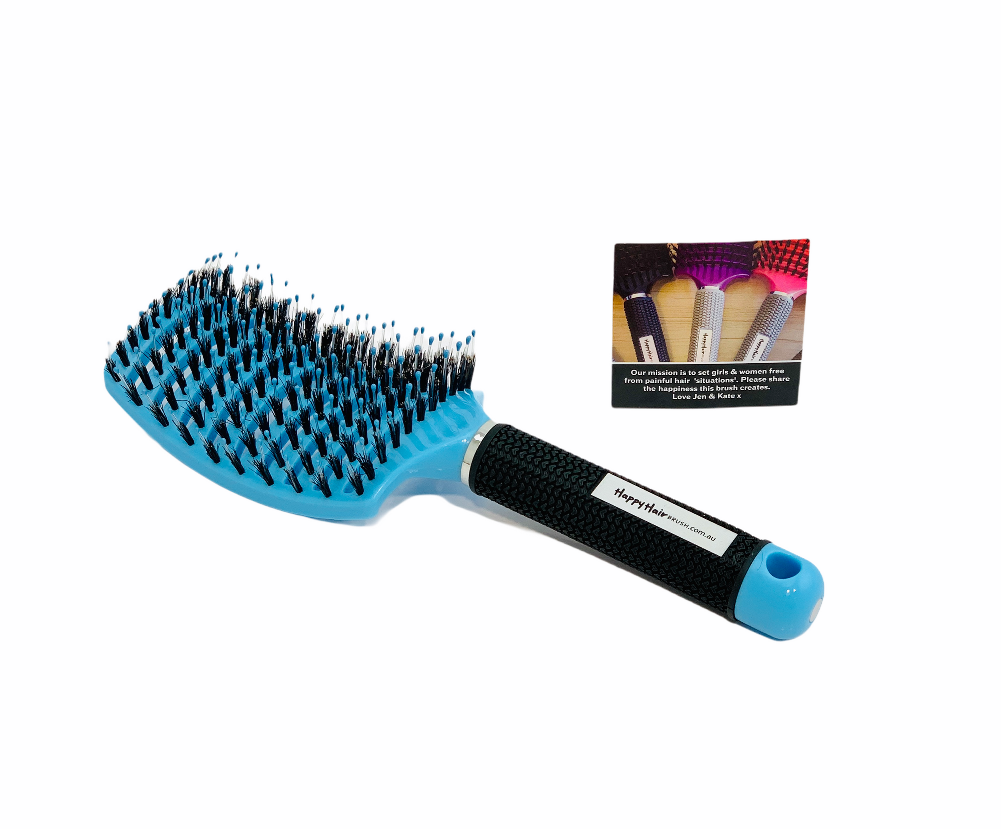 Happy Hair Sensory Brush - Blue