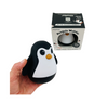 a hand holding the Jellystone Penguin Wobble in front of it&#39;s box