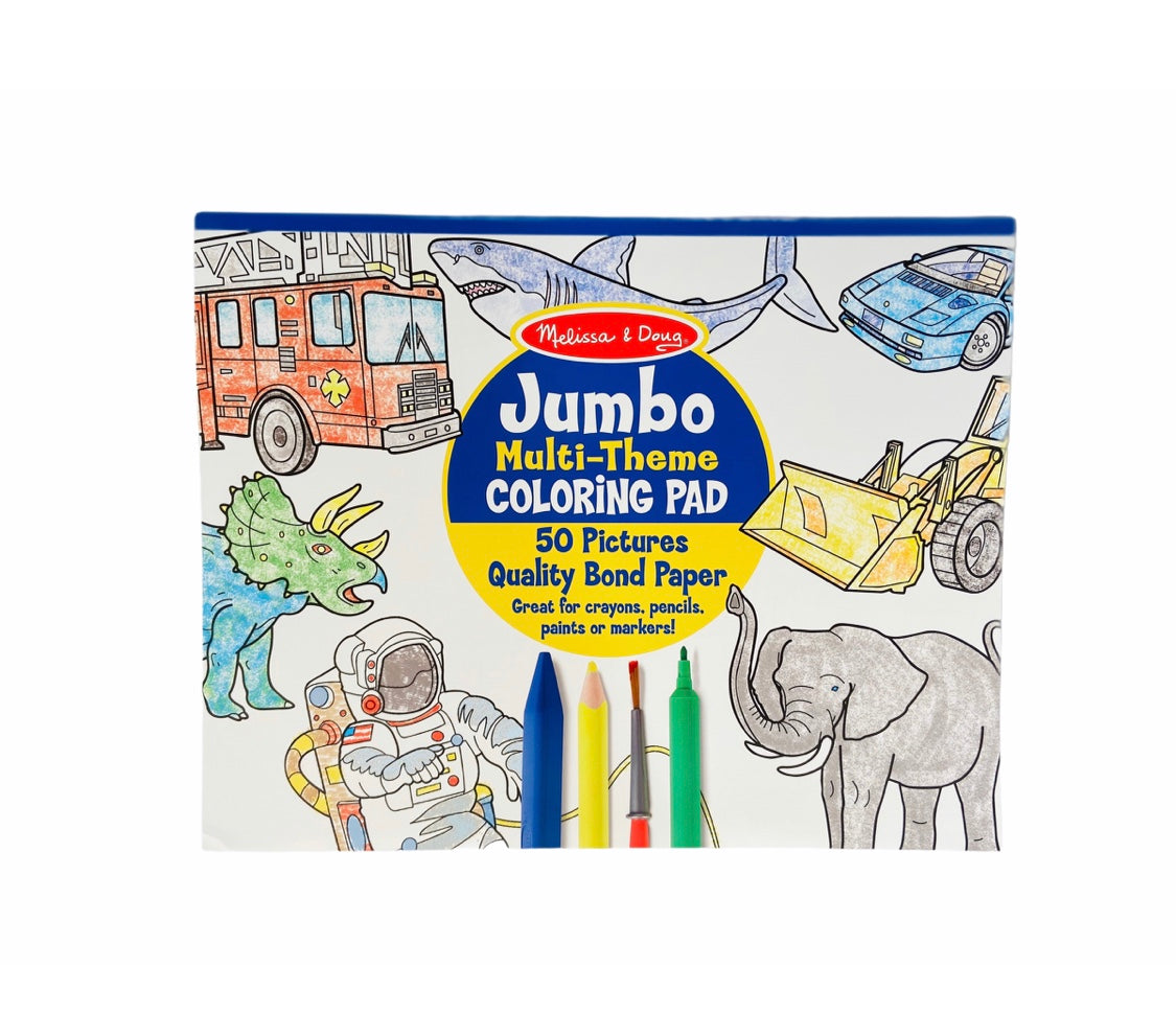 Melissa & Doug Blue Jumbo Coloring Pad