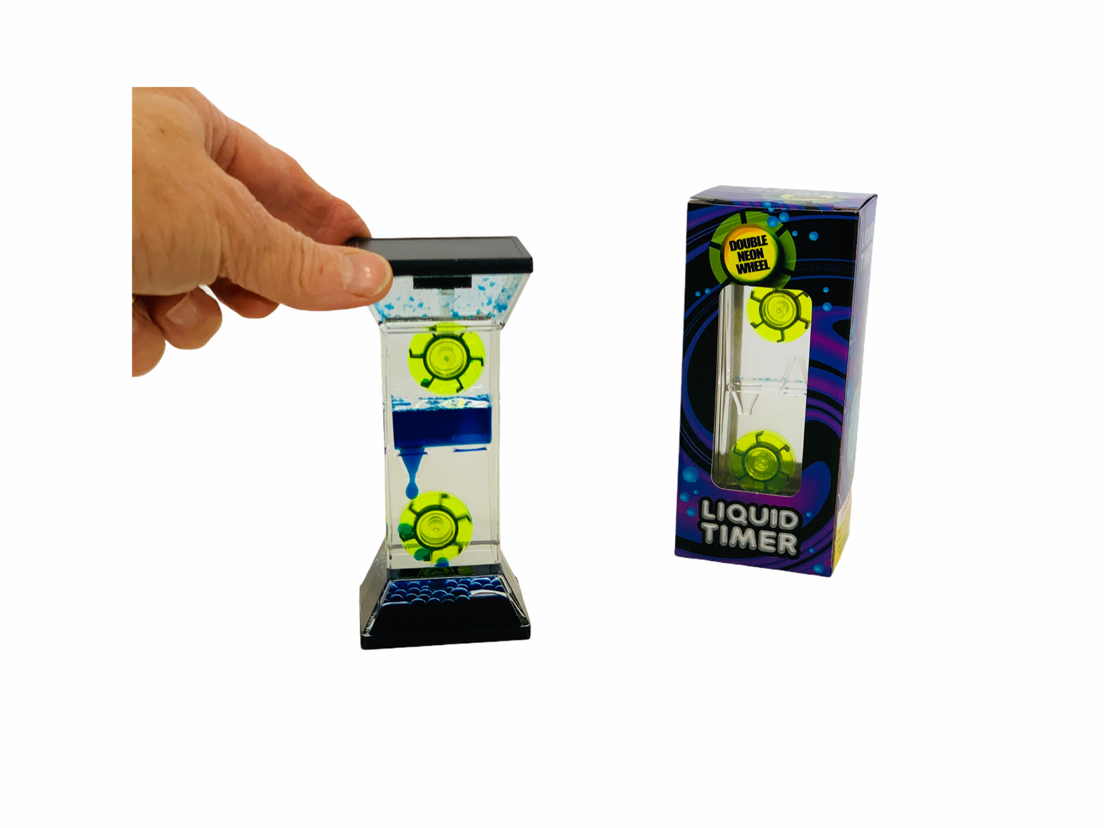 Liquid Timer Double Spinning neon