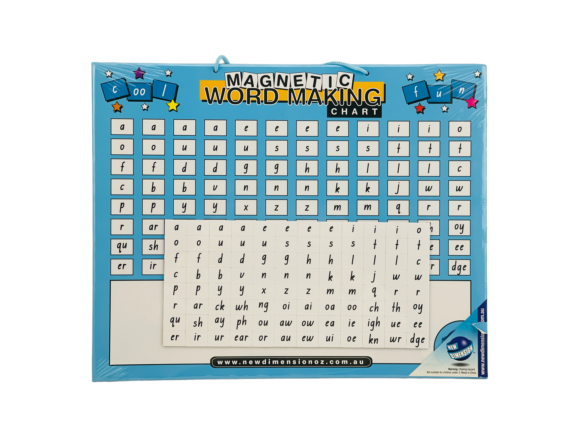 Magnetic Word Making Chart