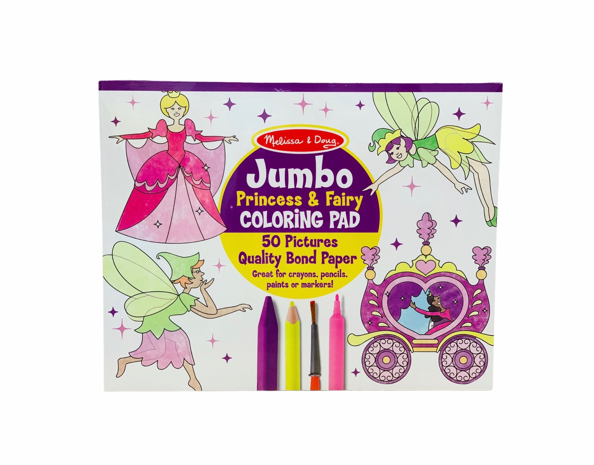 Melissa and Doug Jumbo Pad Fairy and Princess