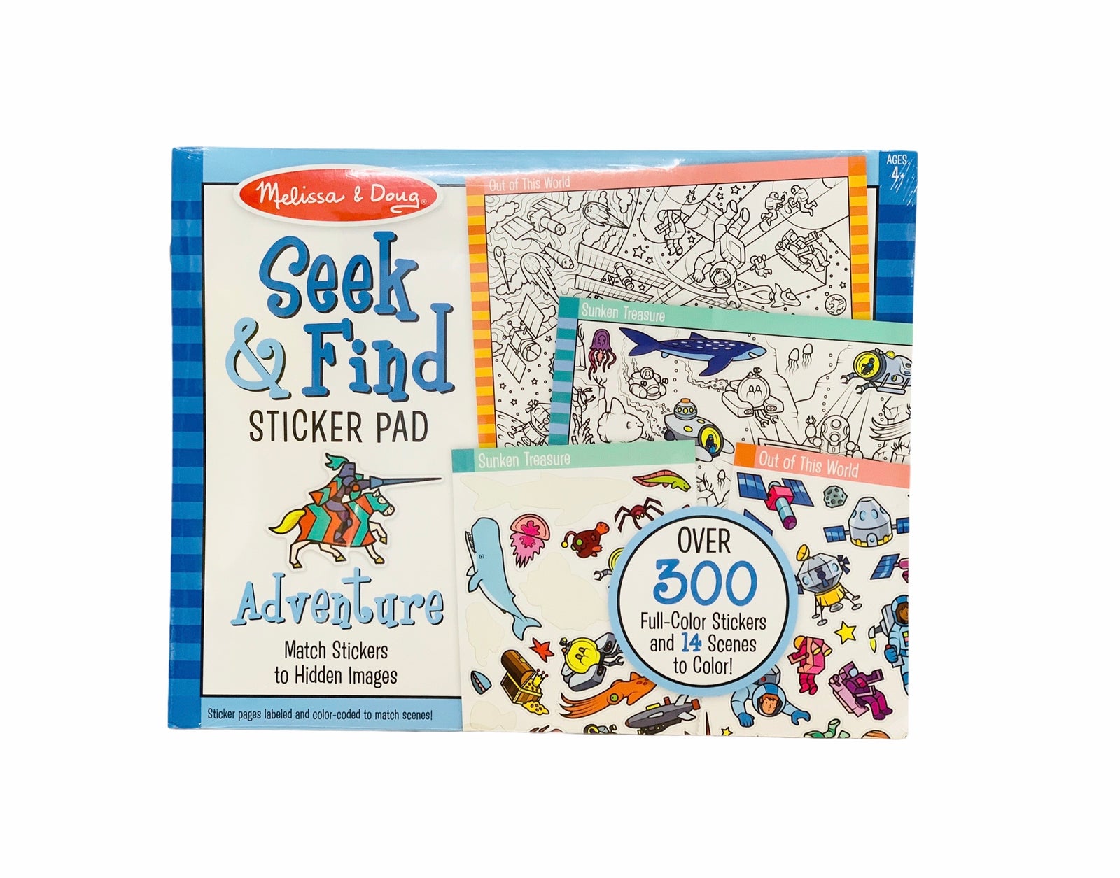 Melissa and Doug Seek & Find Sticker Pad - Adventure