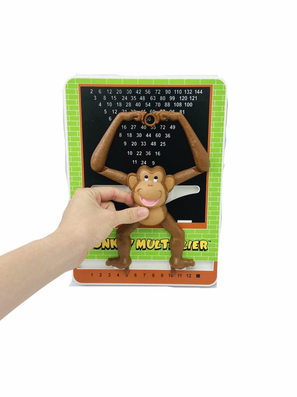 a hand holding the Monkey Multiplier