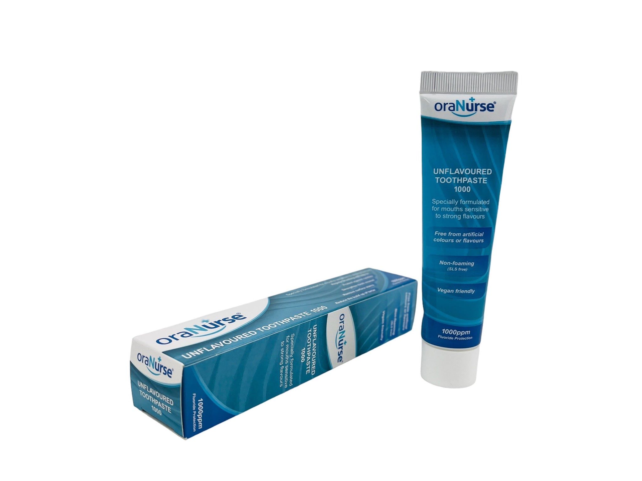 the 1000ppm OraNurse® Unflavoured Toothpaste - Fluoride pictured on a white background