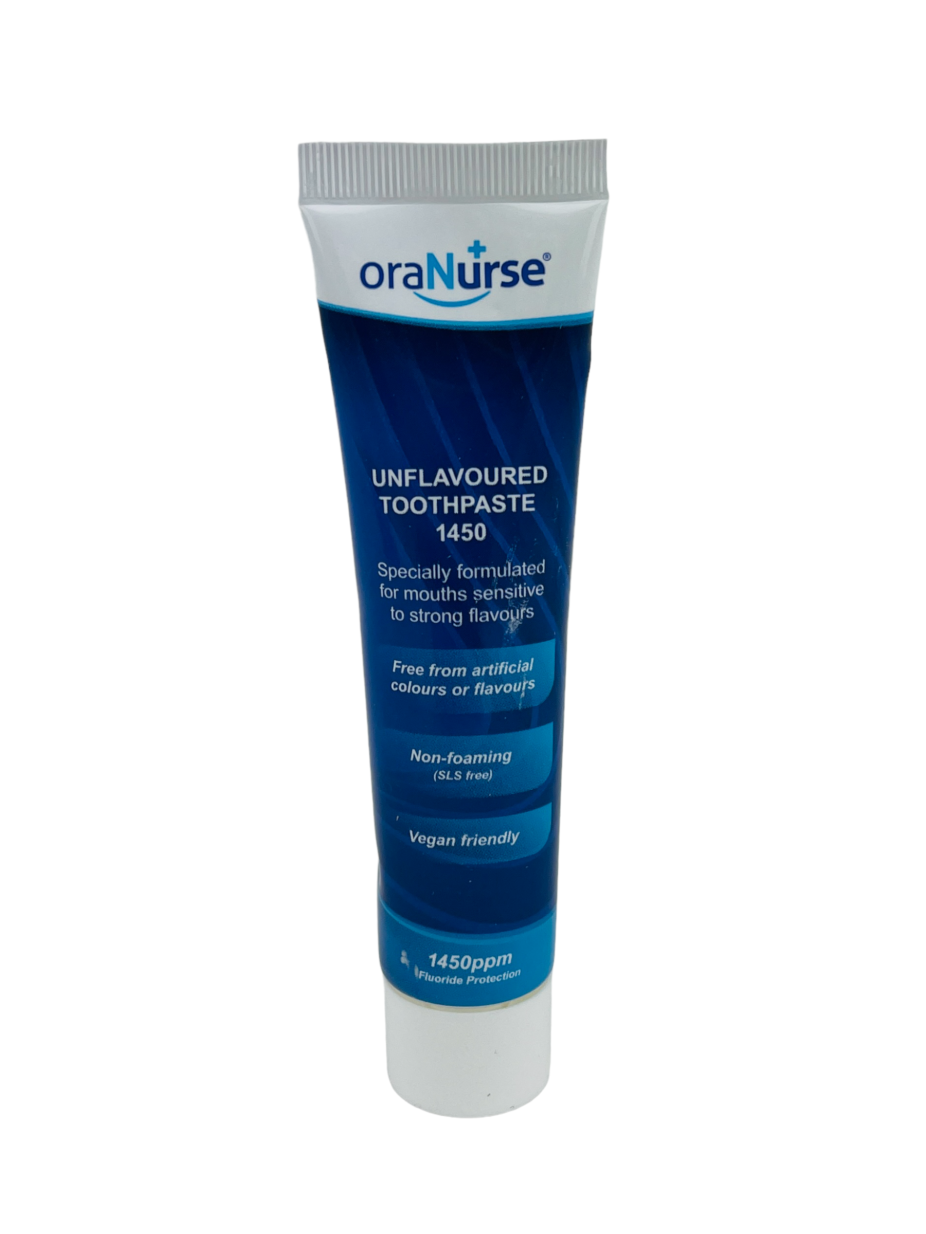 the 1450 ppm OraNurse® Unflavoured Toothpaste - Fluoride