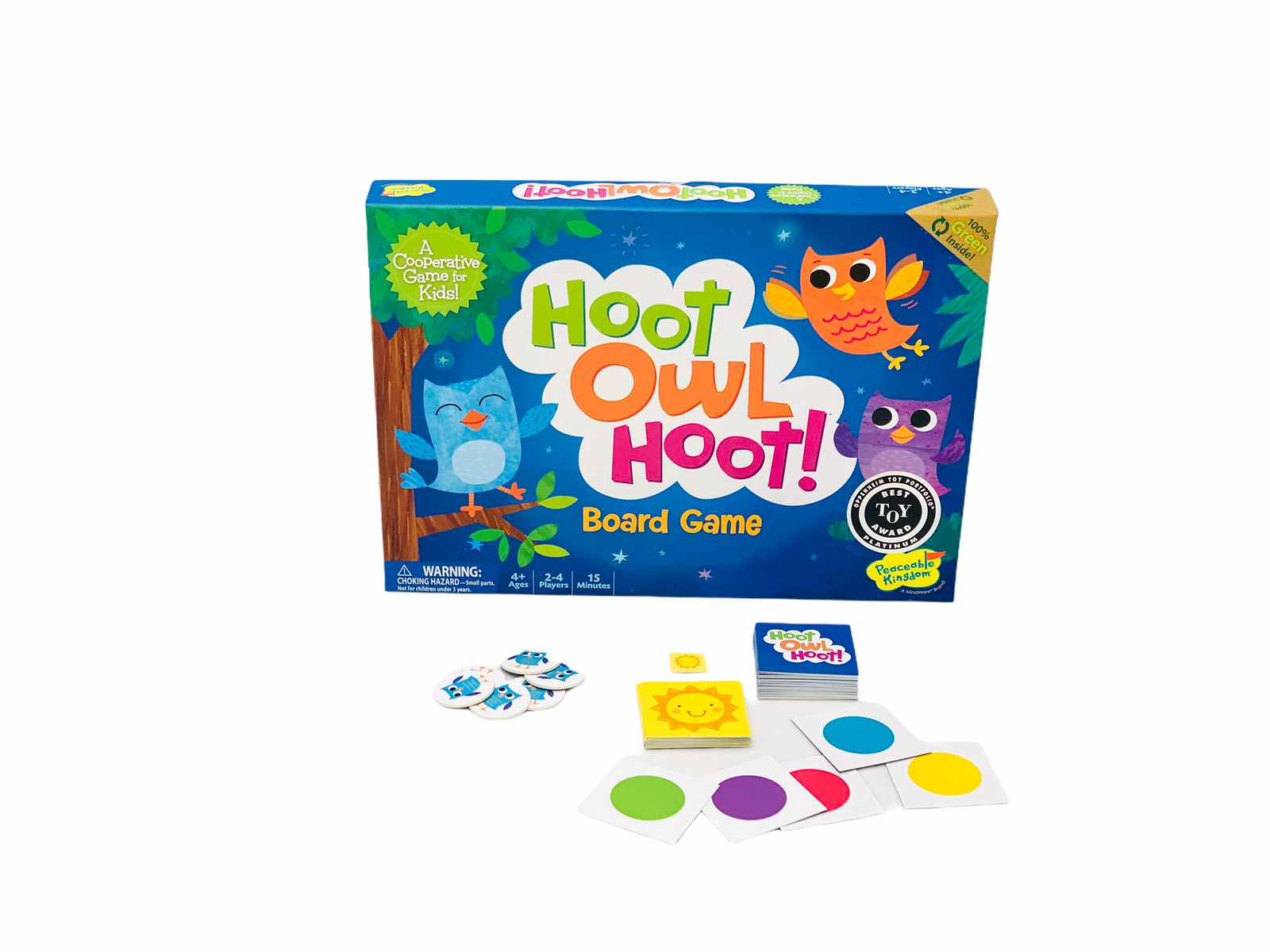 Peaceable Kingdom Hoot Owl Hoot board game