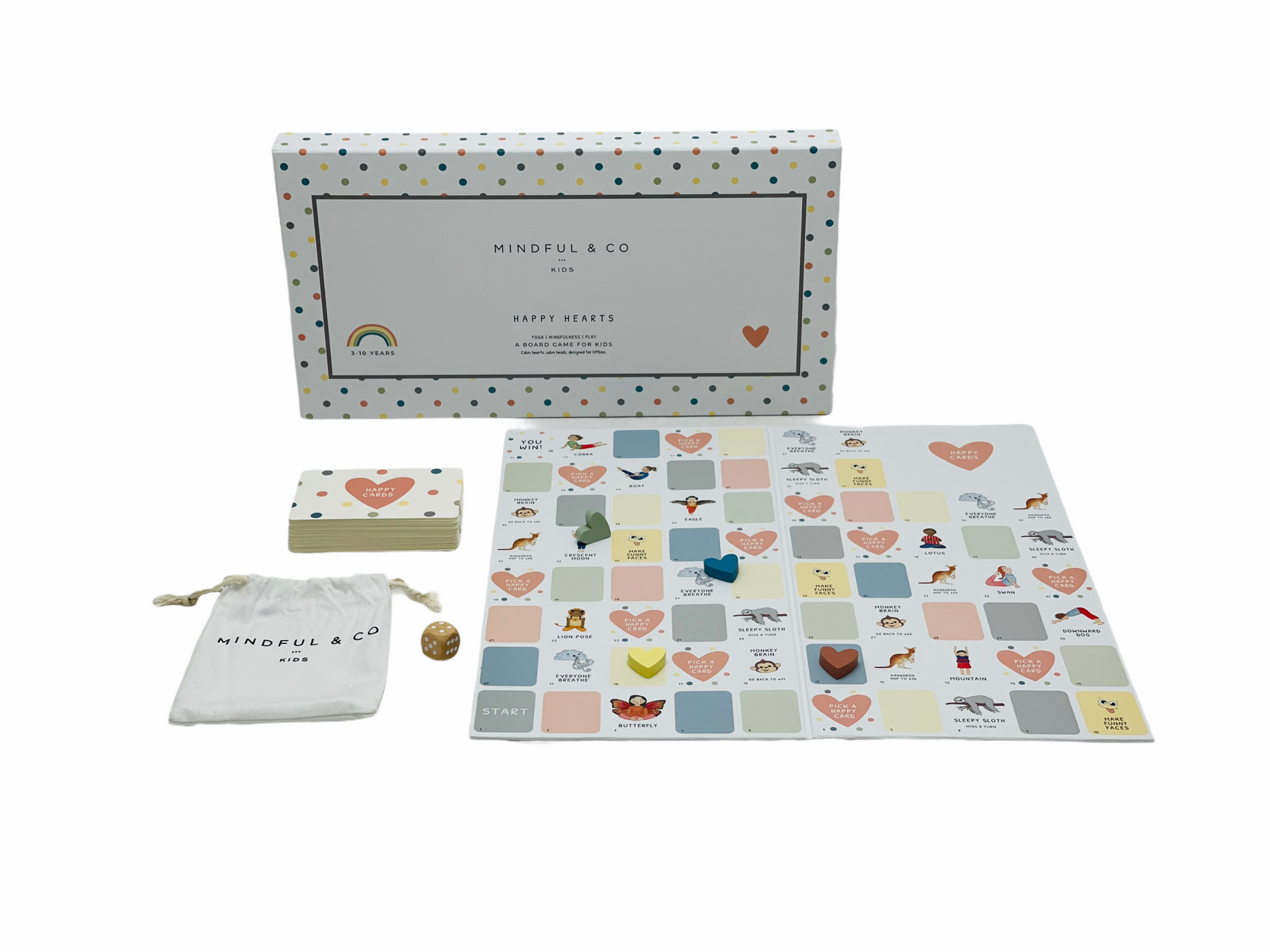 Mindful and Co Happy Hearts Board Game