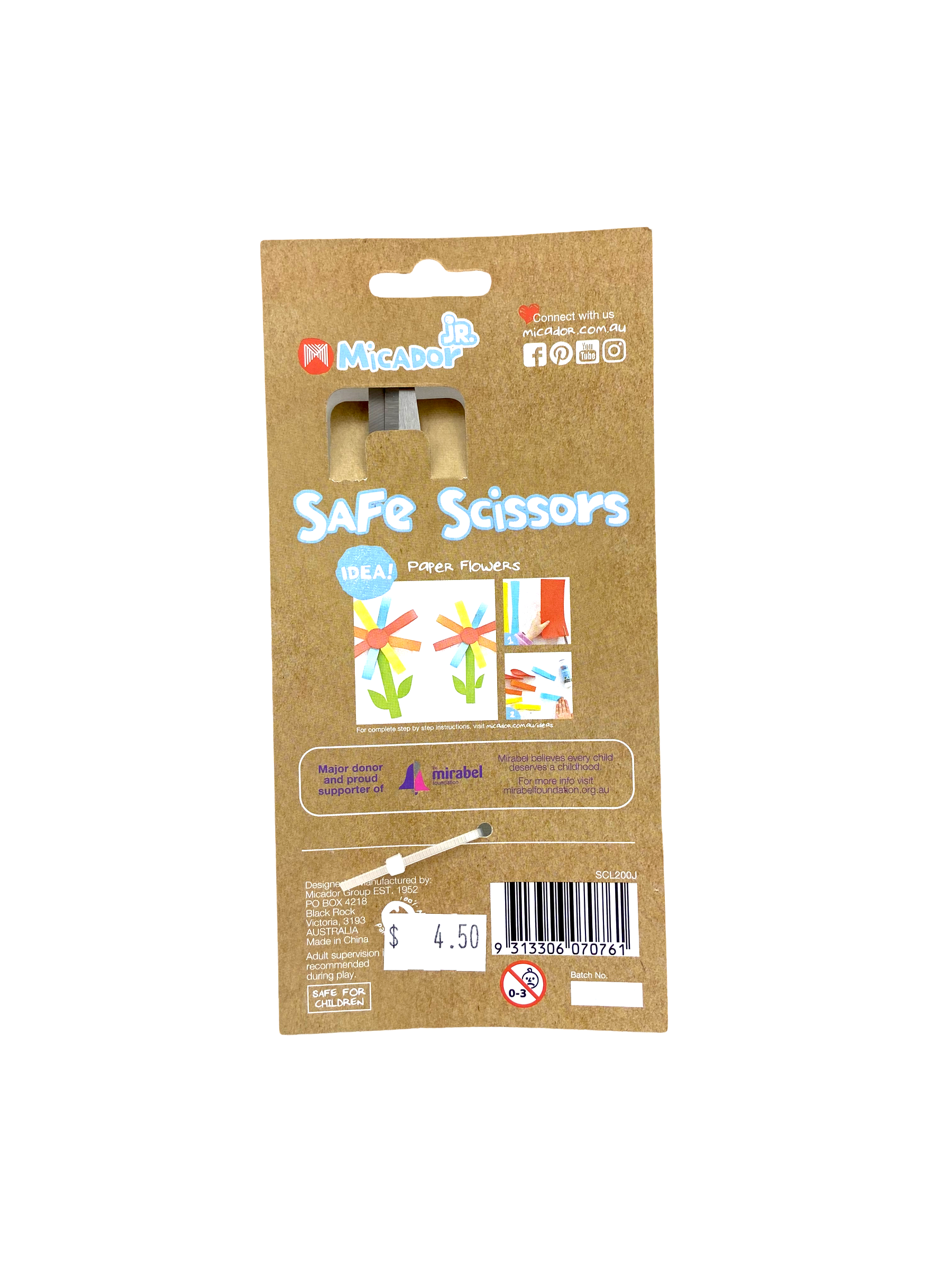 Micador Jr. Safe Scissors - Left Handed