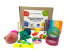 the contents from the regular Sensory Sensations Emotional Regulation Resources Pack in front of box