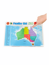 Practise Mat Map of Australia with the states and territories 