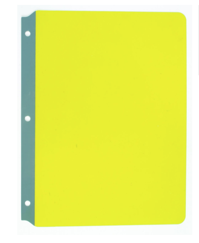 Full Page Highlight Strip - Yellow on white background