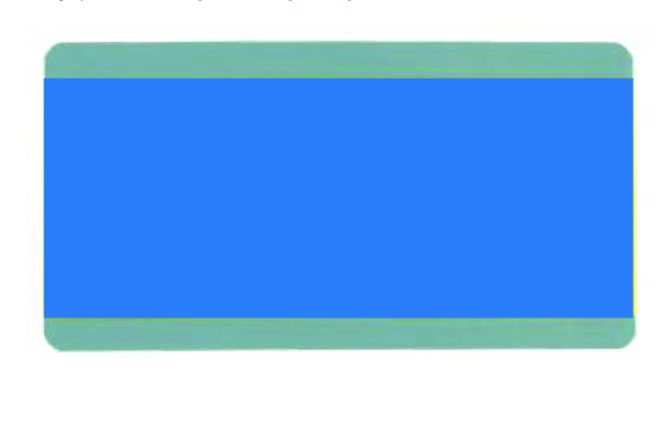 Large Highlight Strip Blue