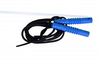 the Chubuddy Cord Zilla - blue with a black cord on a white backgrpound