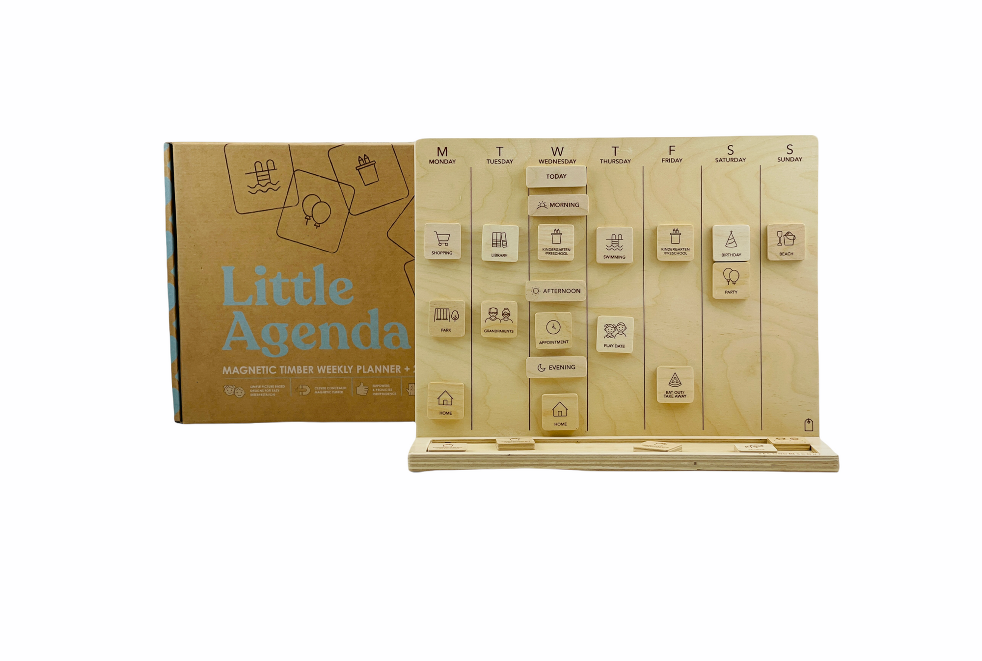 Second Scout Little Agenda Magnetic Wooden Set