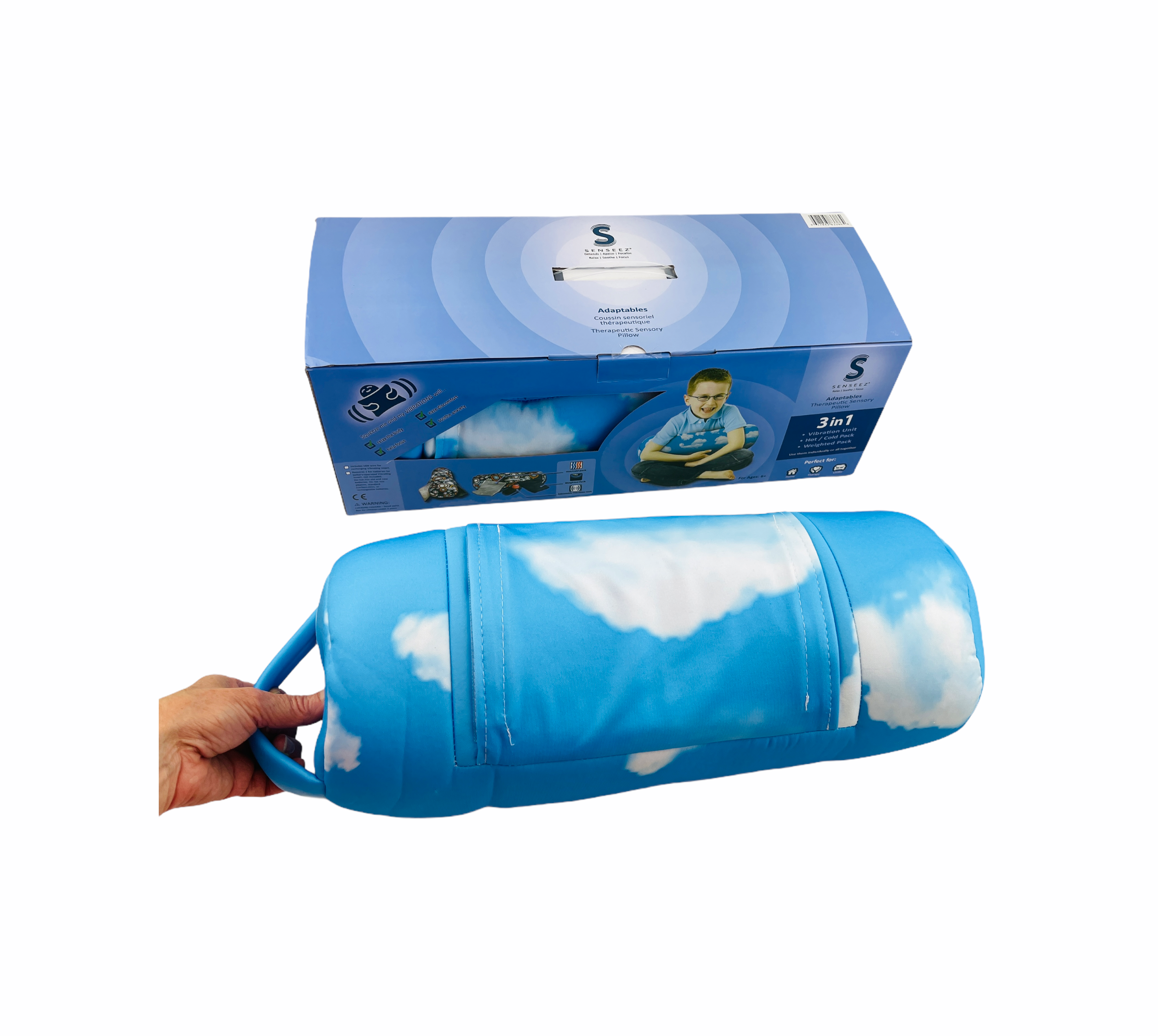 Senseez Adaptables Vibrating Cushion - Cloud