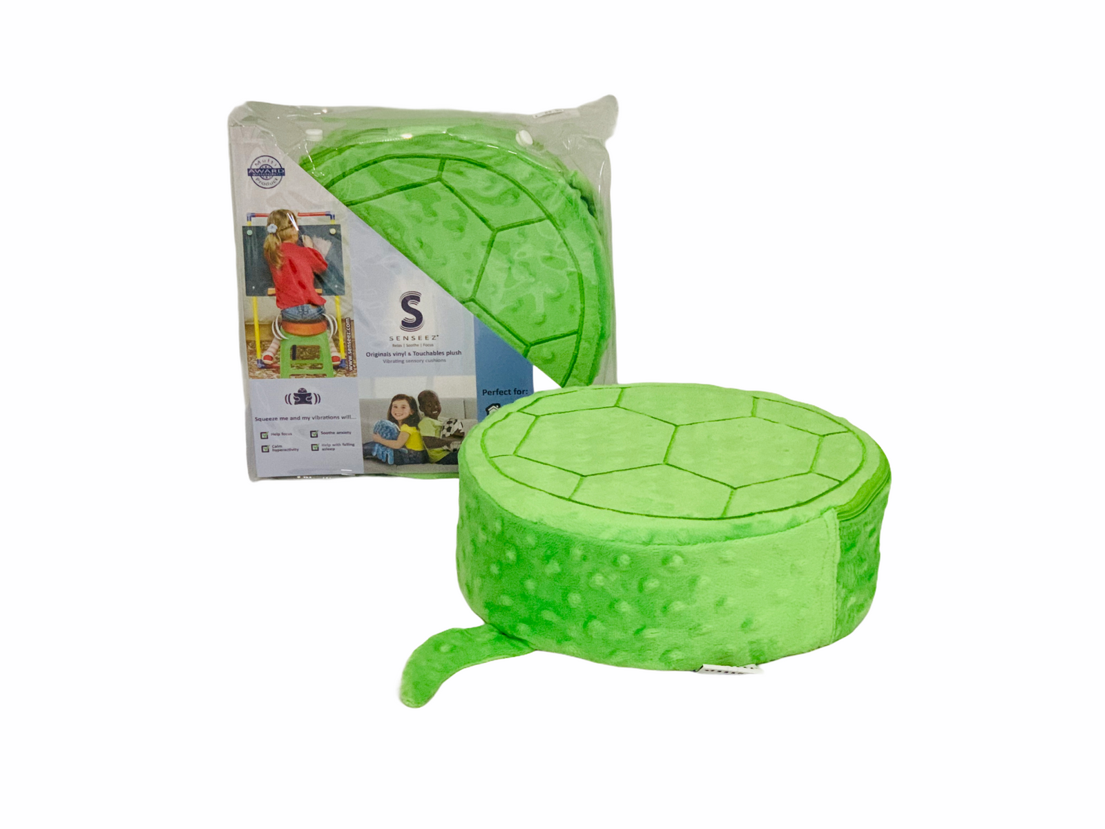 Senseez Vibrating Cushion - Bumpy Turtle
