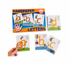 Several cards displayed and a hand holding a sandpaper letter a Smart Kids Let&#39;s Feel Sandpaper Letters