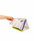 hand flipping a page on the Smart Kids Vowel Sound Directory flip chart