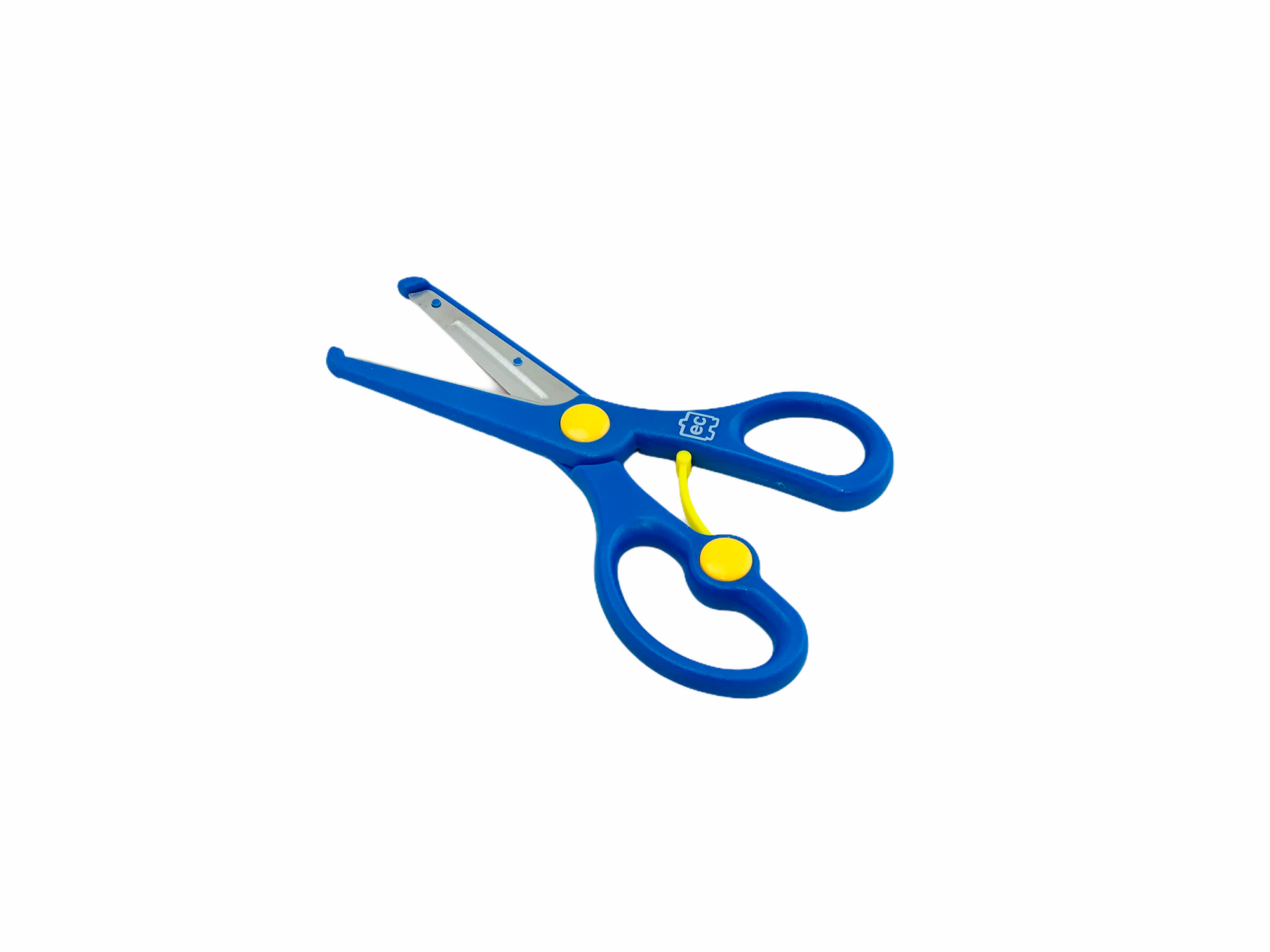 blue Spring back Scissors with white background