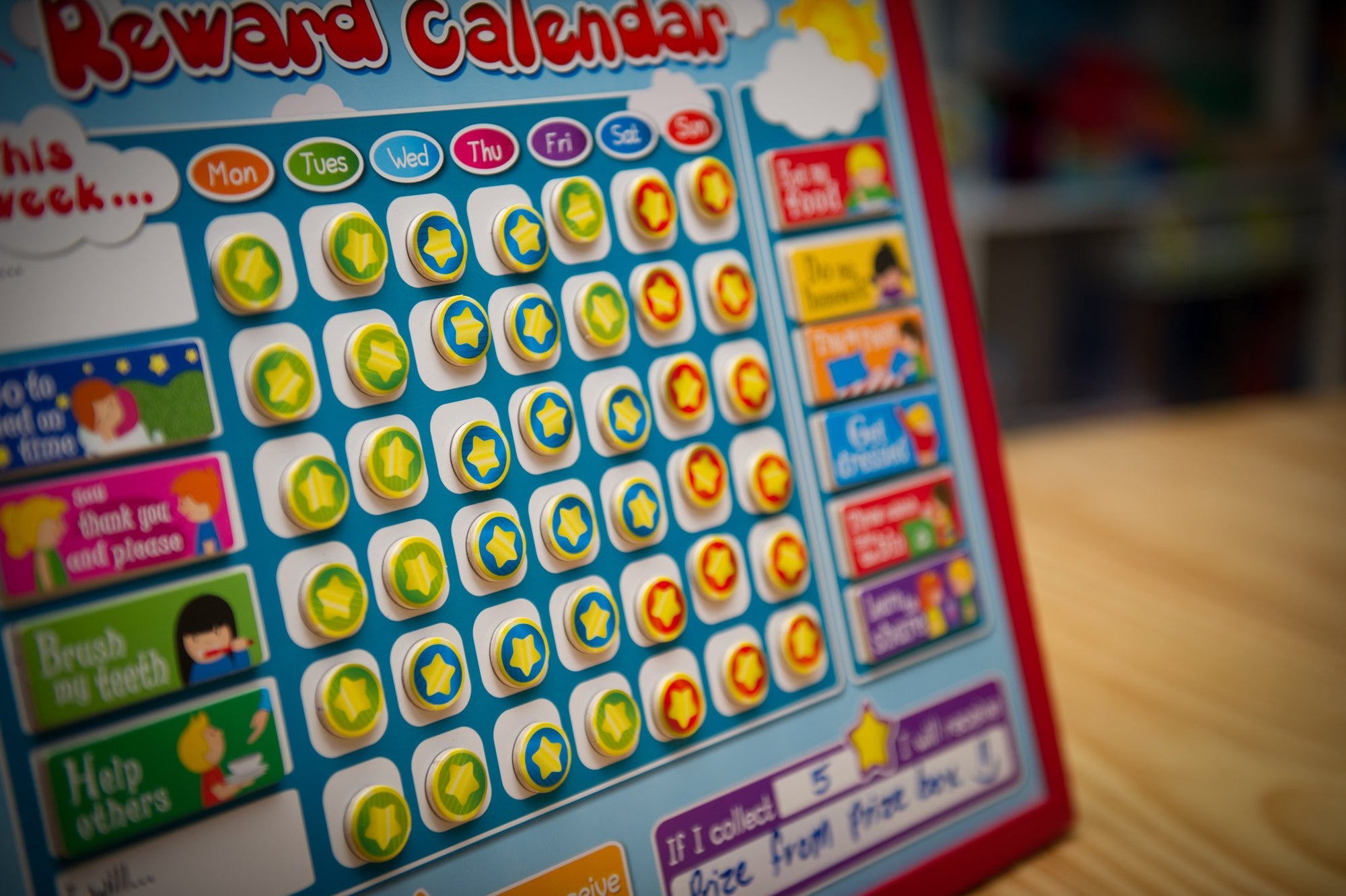 Fun Factory Rewards Chart