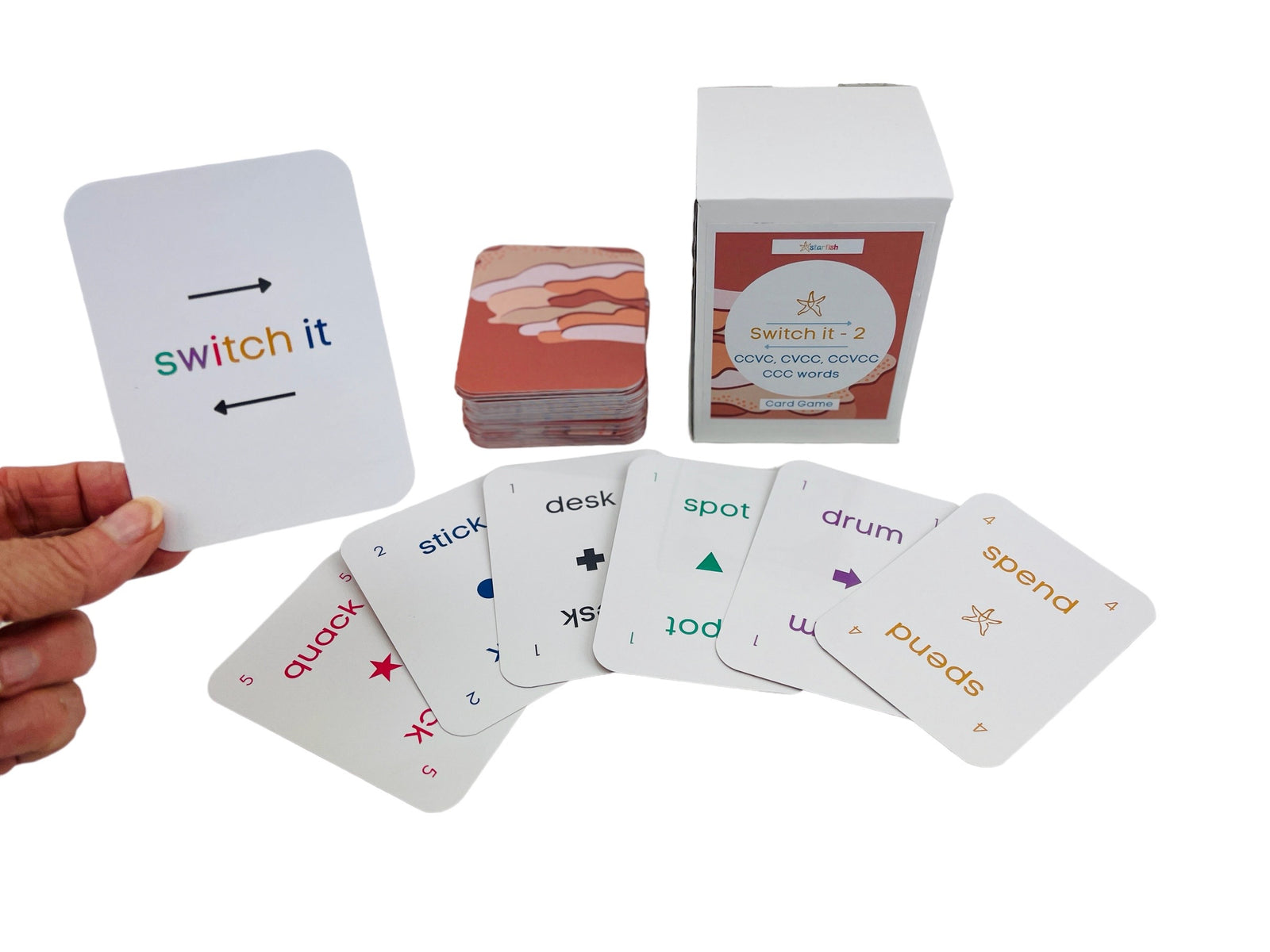 Switch It game 2 - Consonant Vowel Combination Words