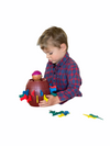 Little boy playing TOMY Pop Up Pirate