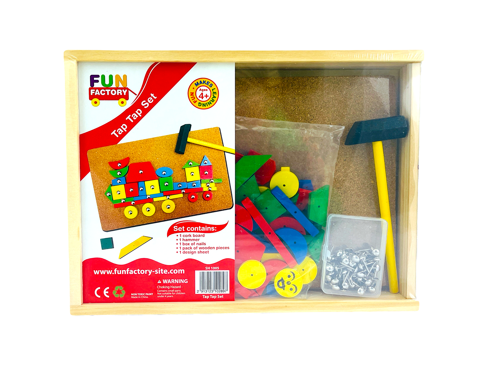 the Fun Factory Tap Tap Set with a white background