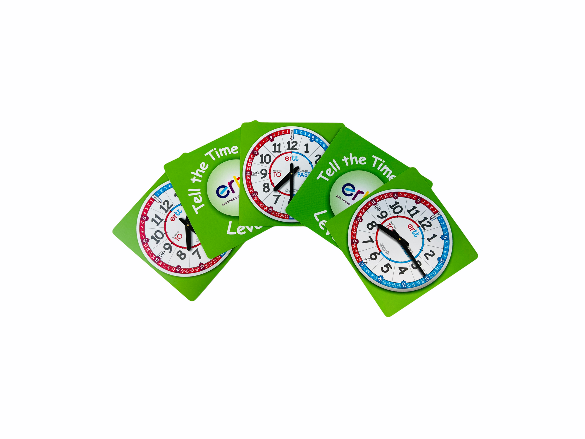 the clock cards from ERTT Tell The Time Cards - Level 1