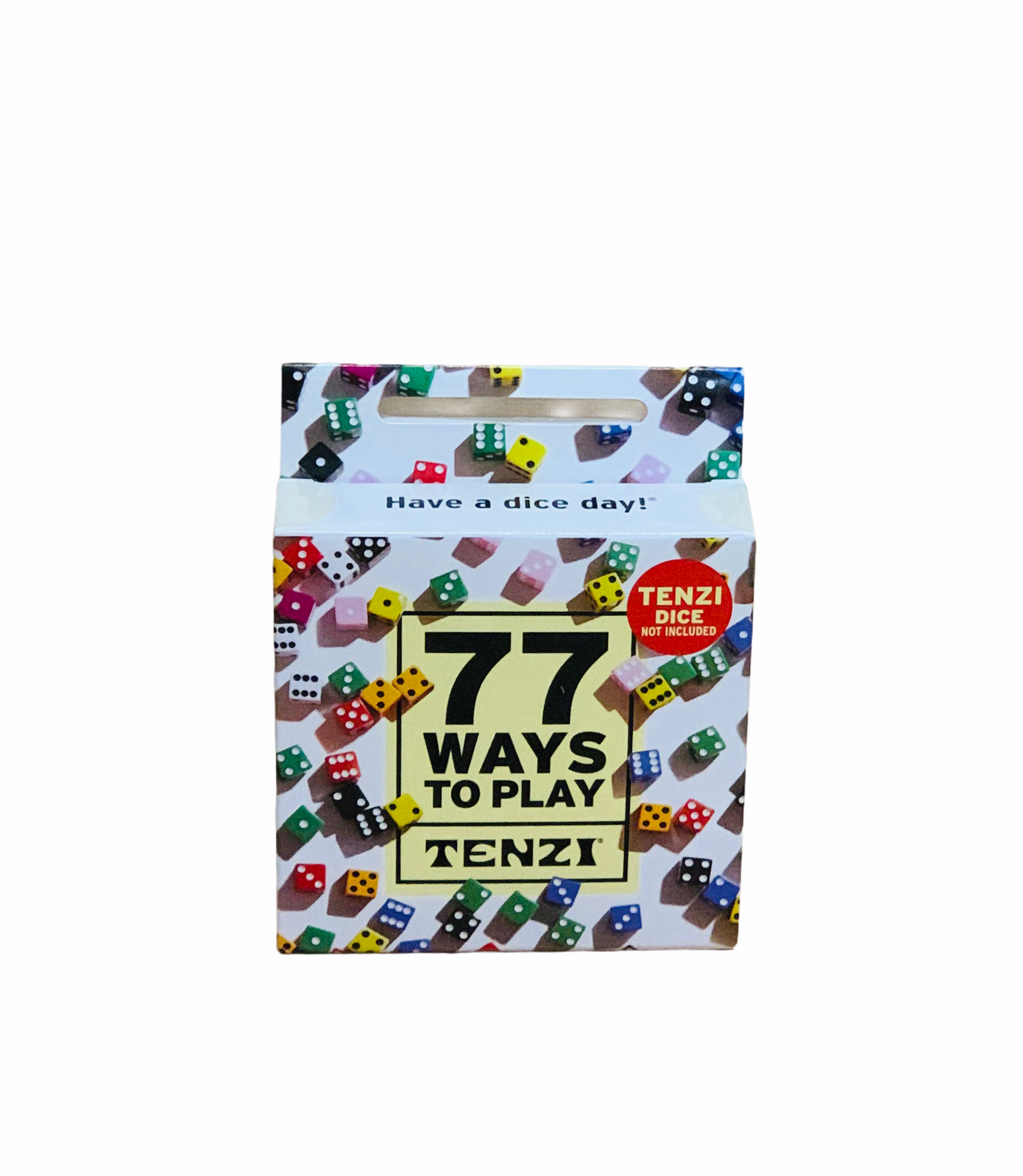 Tenzi 77 ways to play cards on white background