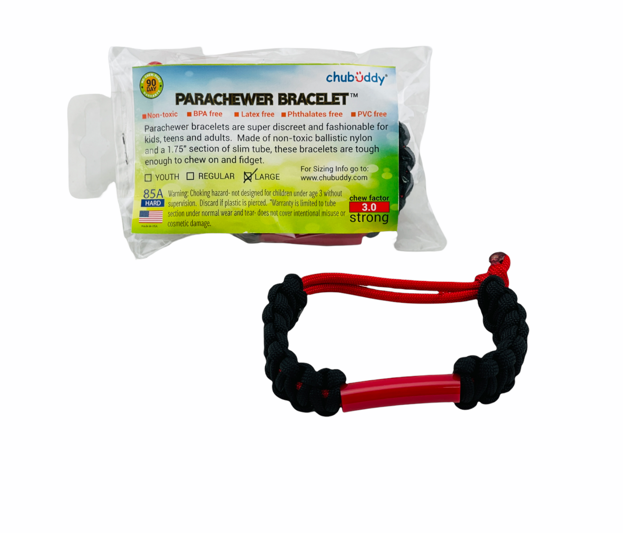 The Chubuddy Parachewer Bracelet large 