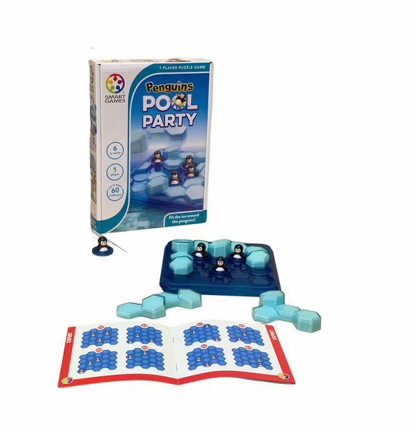 smart games - Penguins Pool Party, Puzzle Game with 60 Challenges