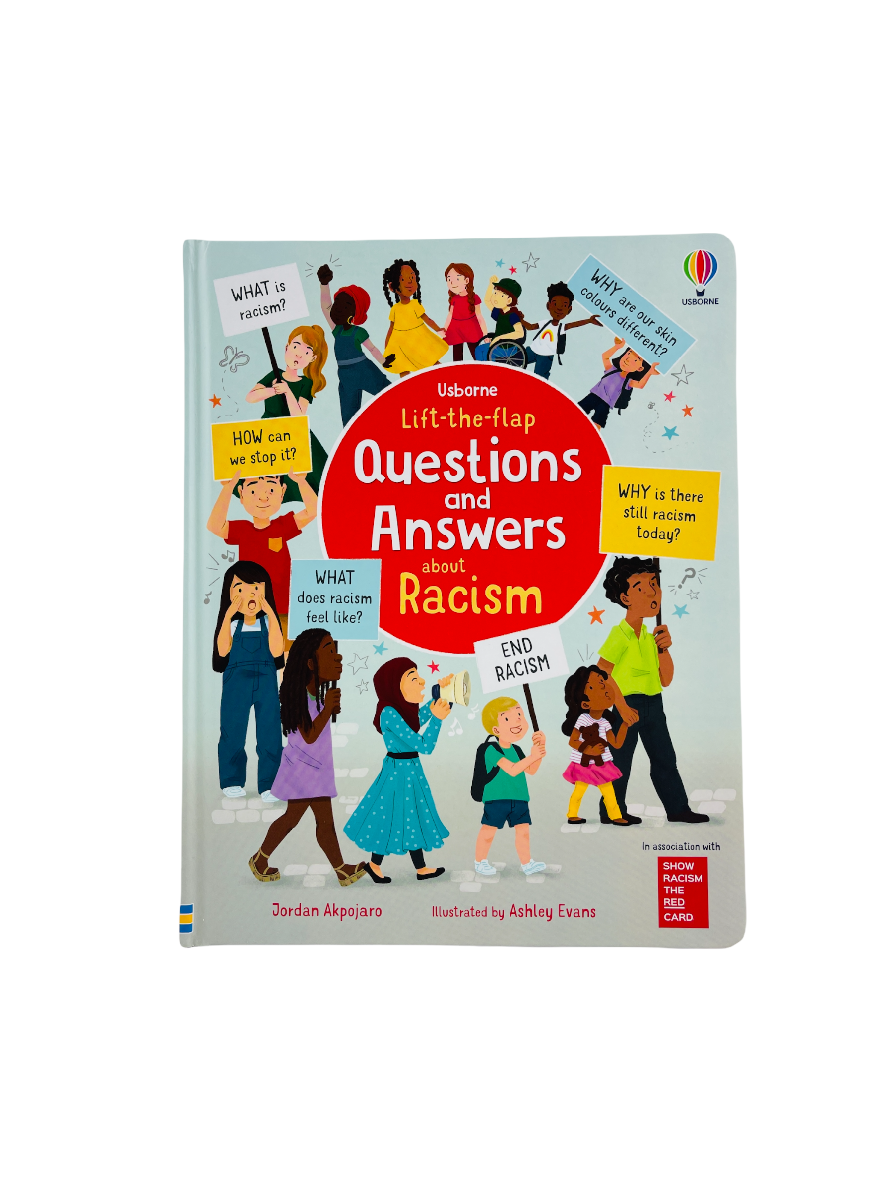 Usborne Questions and Answers about Racism front cover of book on white background