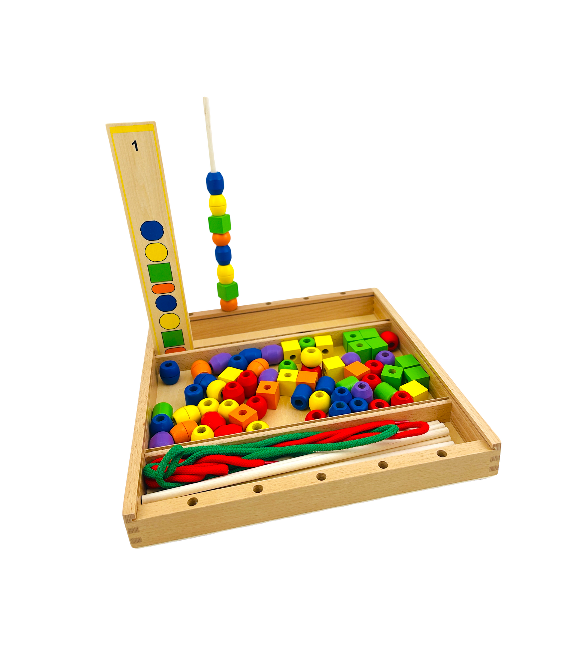 the VIGA Beads Sequence Wooden Set