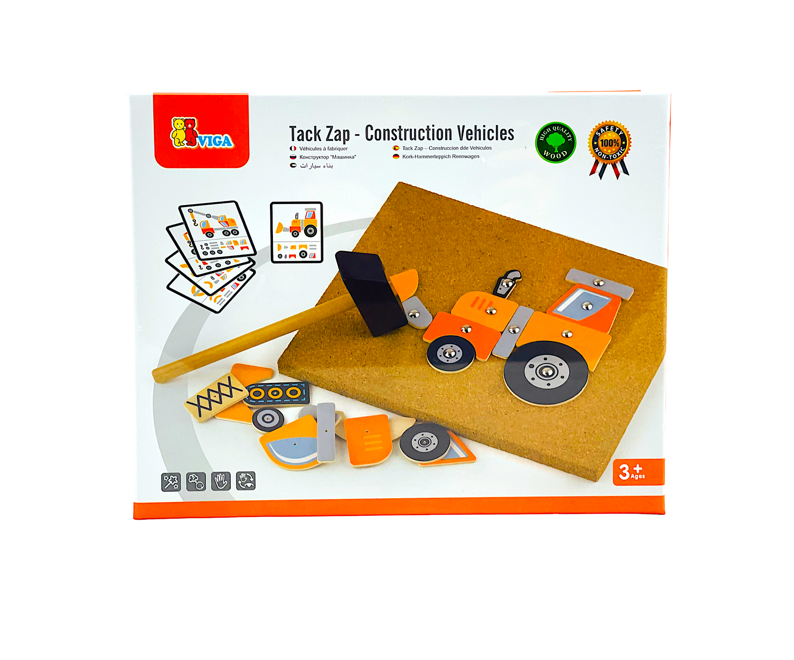 VIGA Tap Tap Construction set with white background